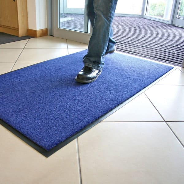 Entra-Plush mata wejściowa dywanowa niebieska